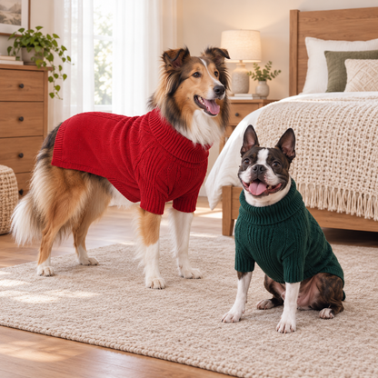 Pet using the product in a home setting