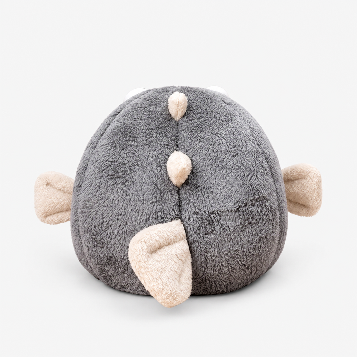 Rear view of the pufferfish pet cave bed